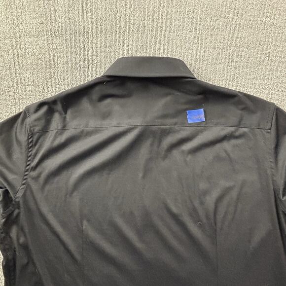 Buttercloth Shirt Adult Large Black Button Up Long Sleeve Active Casual Men's - Picture 13 of 14